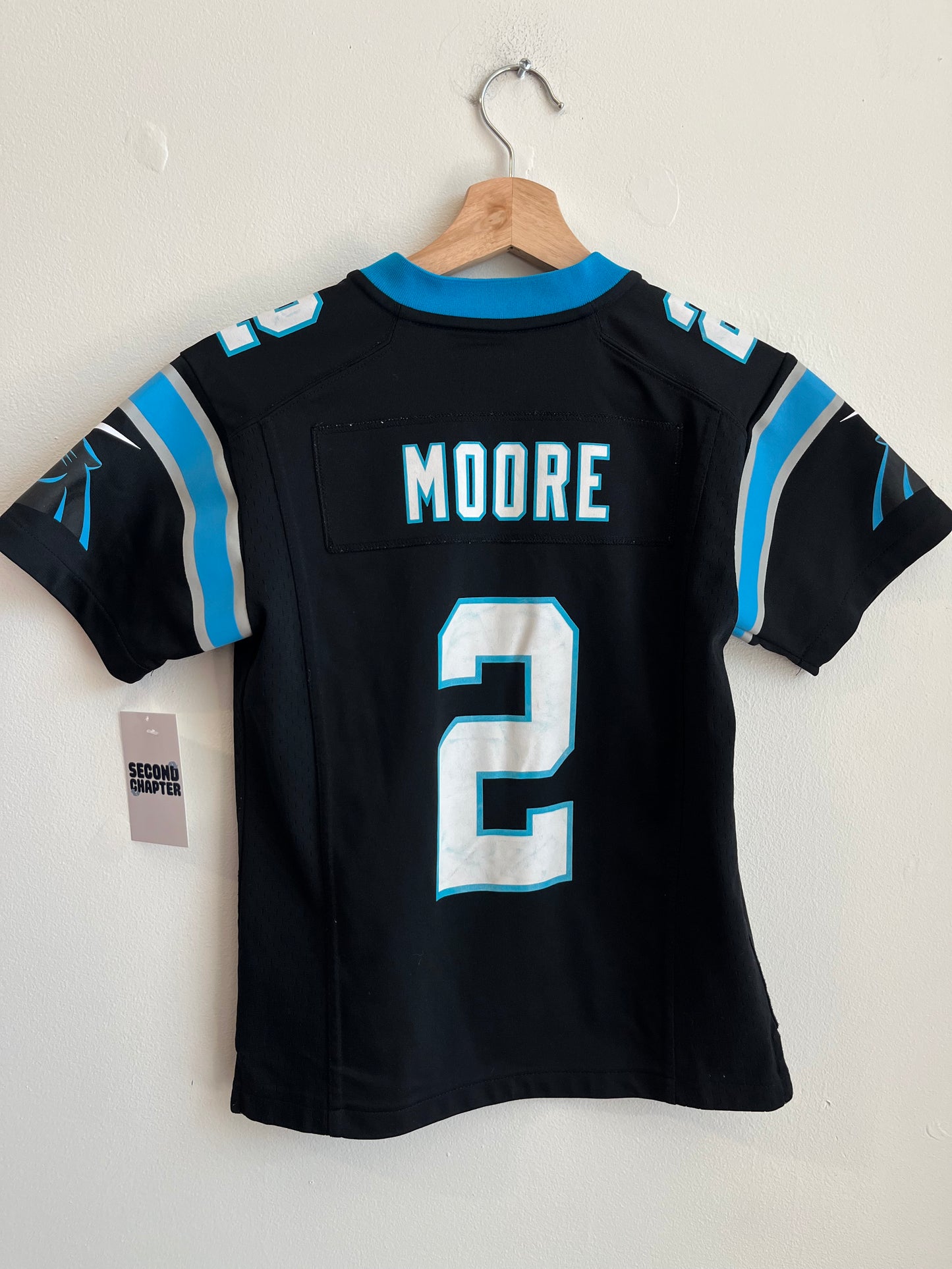 2017 Carolina Panthers DJ Moore Nike Jersey (Youth S)