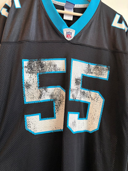 00s Carolina Panthers Dan Morgan Reebok Home Jersey (XL)