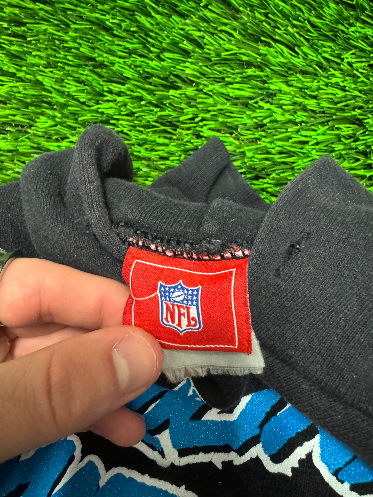 00s Carolina Panthers NFL Stained Hoodie (L)