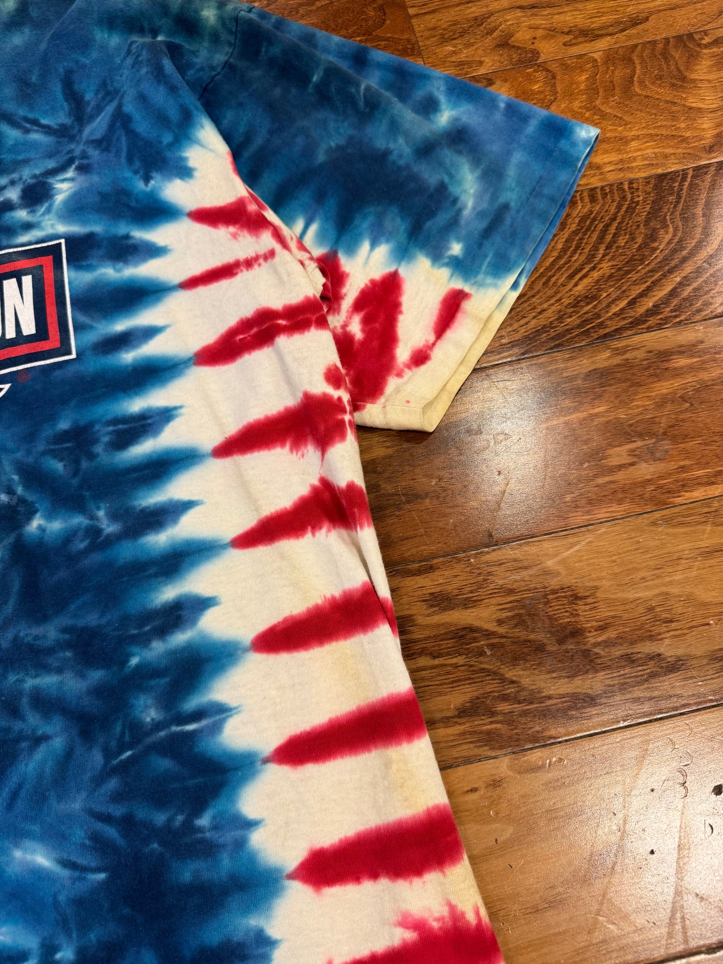 2011 Harley Davidson Red/White/Blue Tie Dye Tee (XXL)