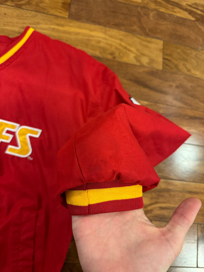 90s Kansas City Chiefs Reebok Embroidered Vintage Windbreaker (L)