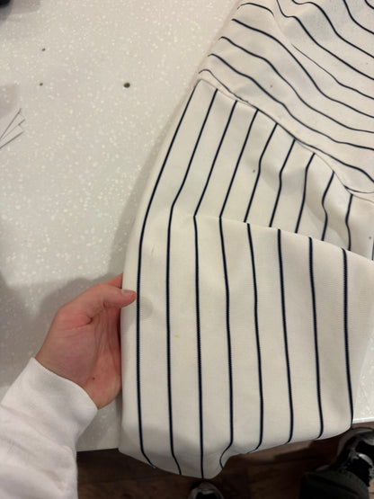 80s Chicago White Sox Vintage Pinstripe Coach Jacket (M)