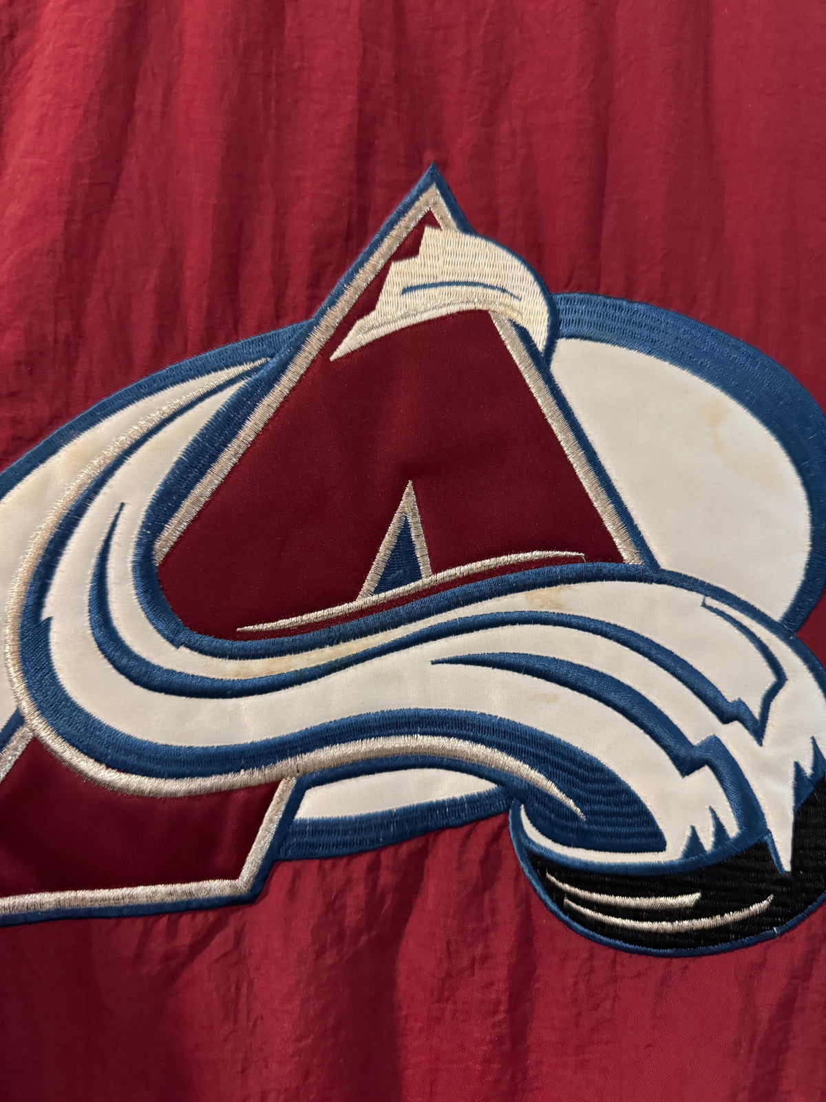 90s Colorado Avalanche Vintage NHL Starter Puffer Jacket (XL)