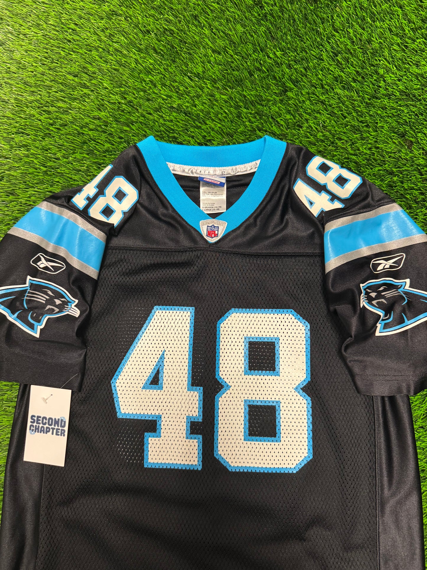 Carolina Panthers Stephen Davis #48 Reebok Jersey (Youth L)
