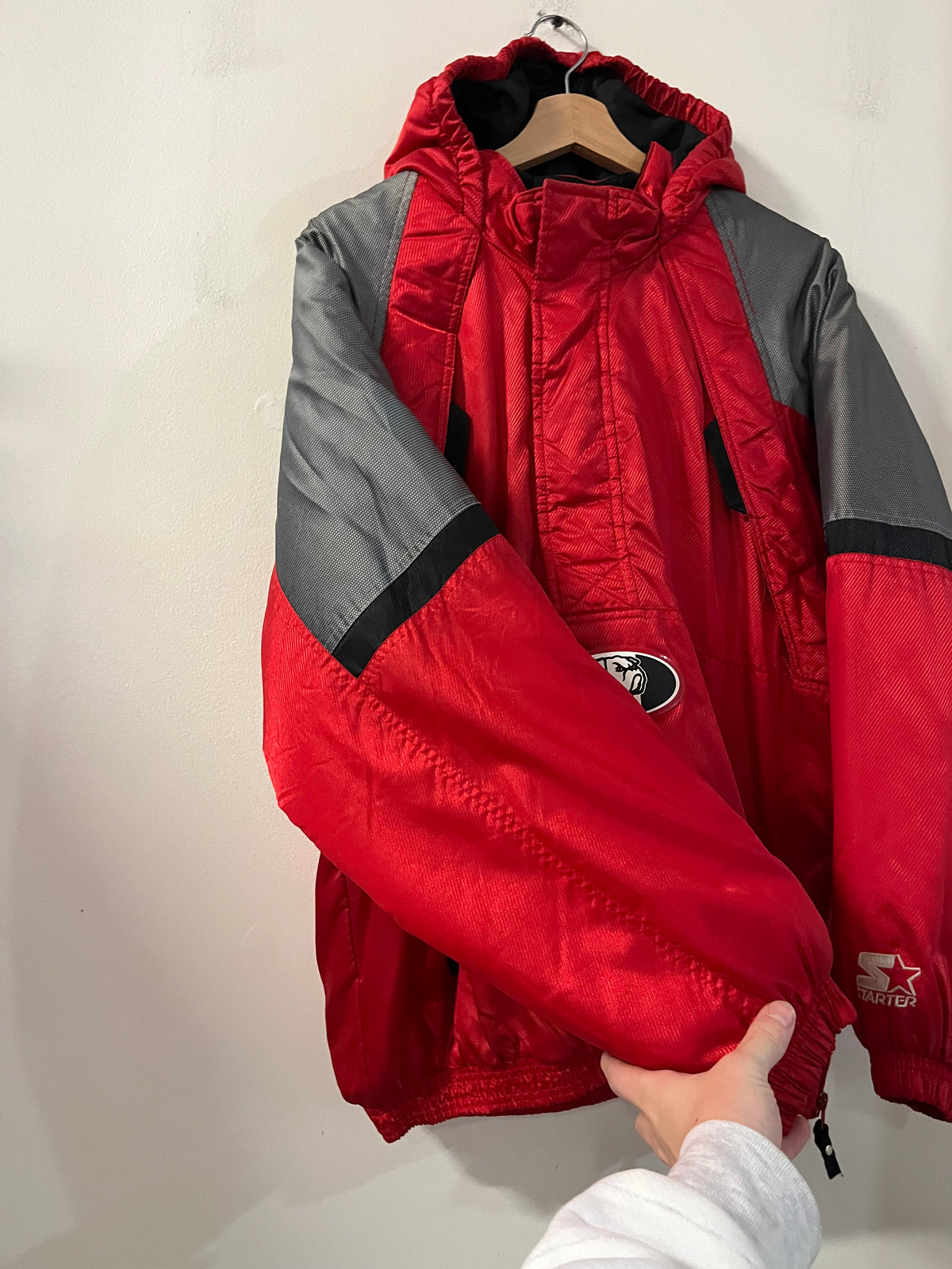 90s Georgia Bulldogs Vintage Starter Puffer Jacket (XL)