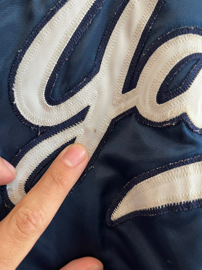 90s New York Yankees Script Starter Satin Jacket (M)
