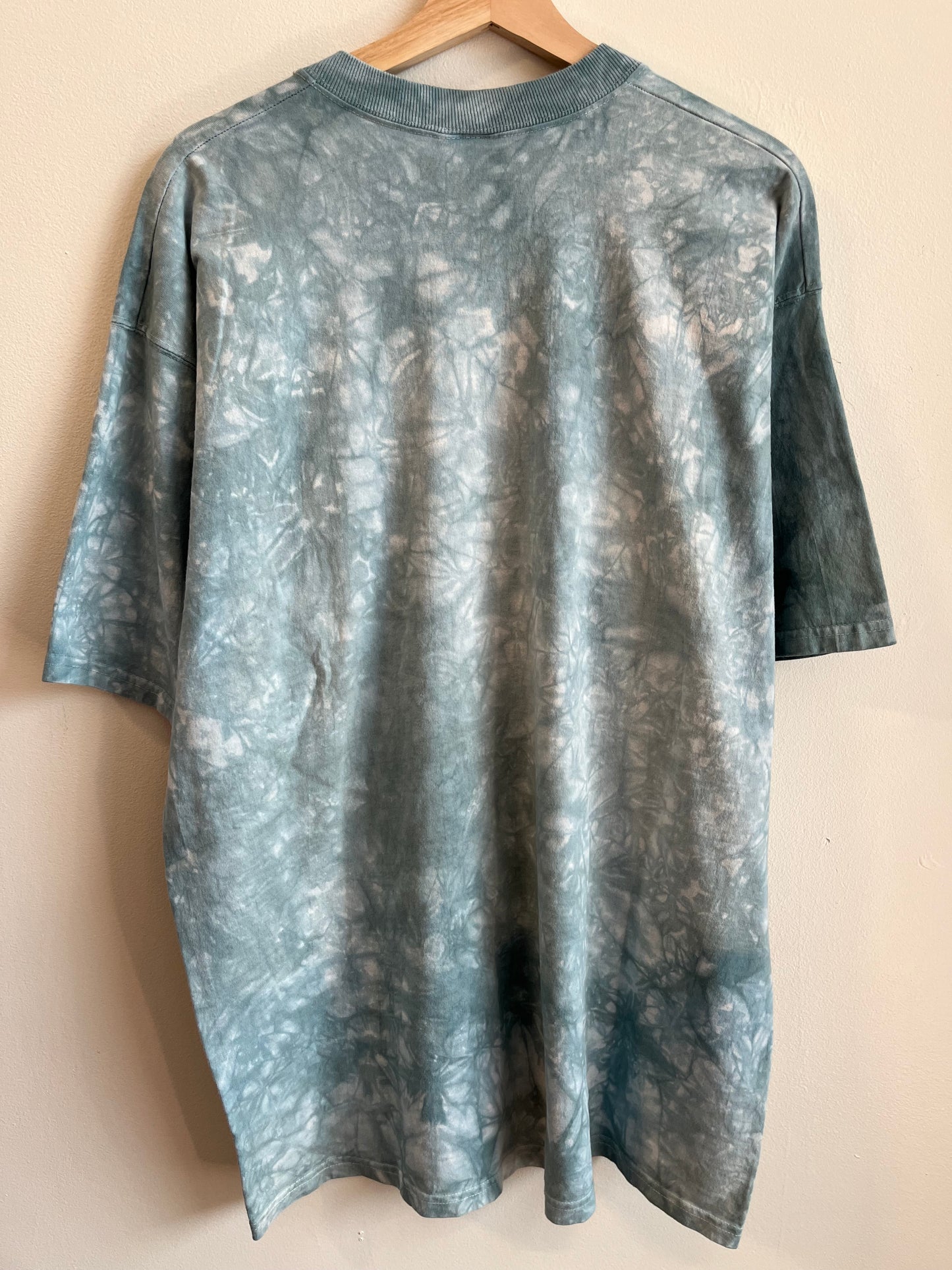 1997 Star Wars Yoda Liquid Blue Tie Dye Tee (XL)