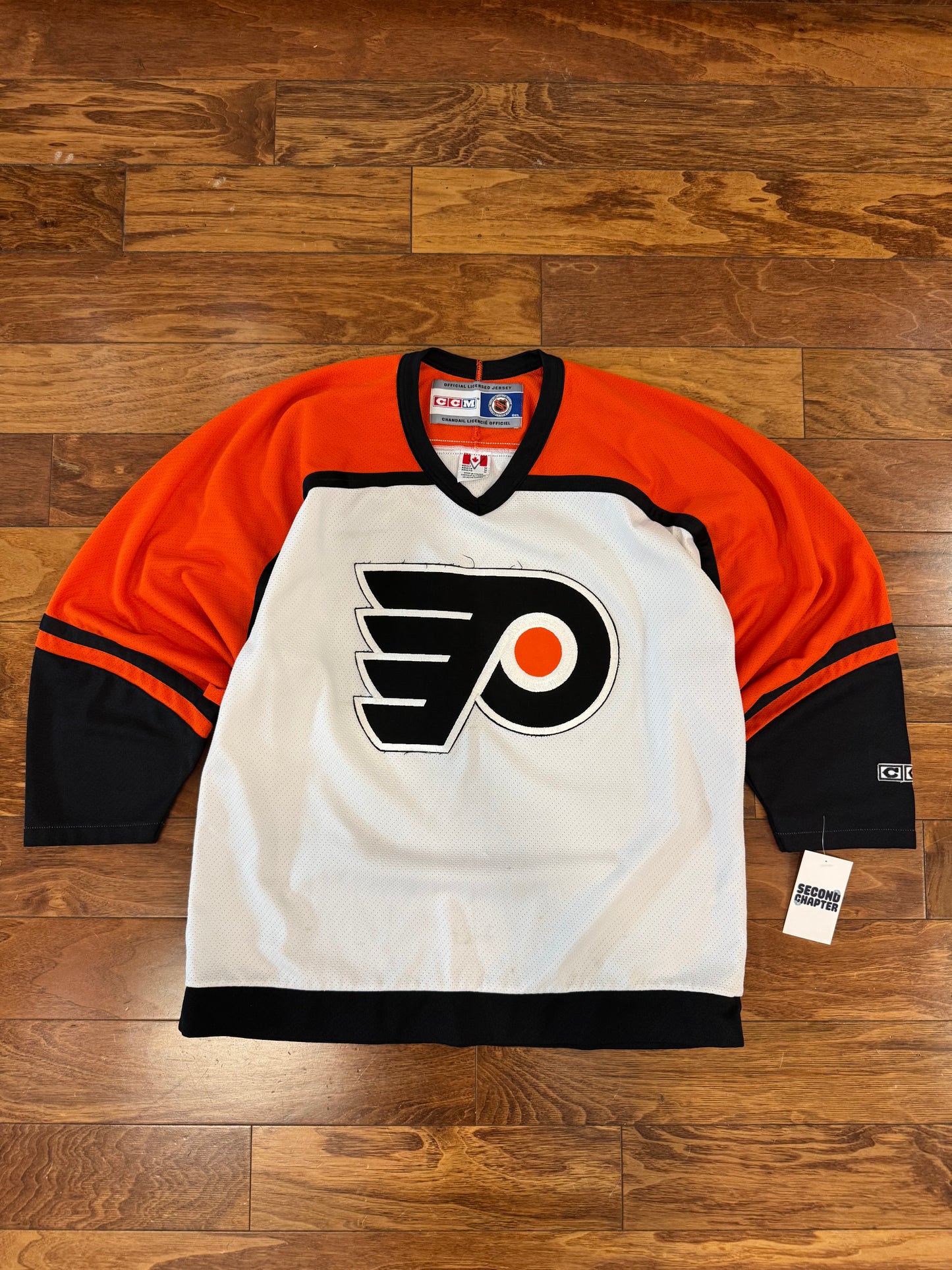 00s Philadelphia Flyers CCM Away Hockey Jersey (M)