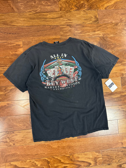 2011 Harley Davidson Florida Distressed Poker Tee (L)