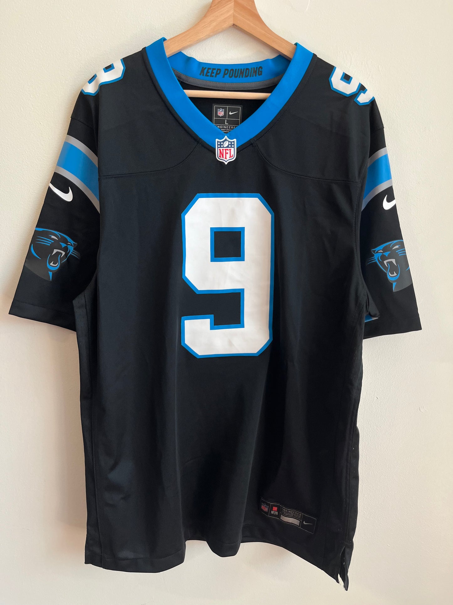 2023 Carolina Panthers Bryce Young Nike Jersey (L)