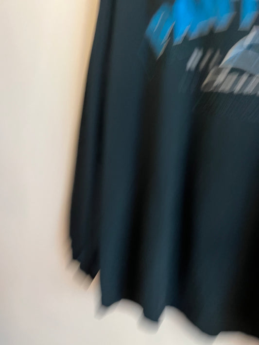00s Carolina Panthers Black NFL NFC Long Sleeve Shirt (XL)