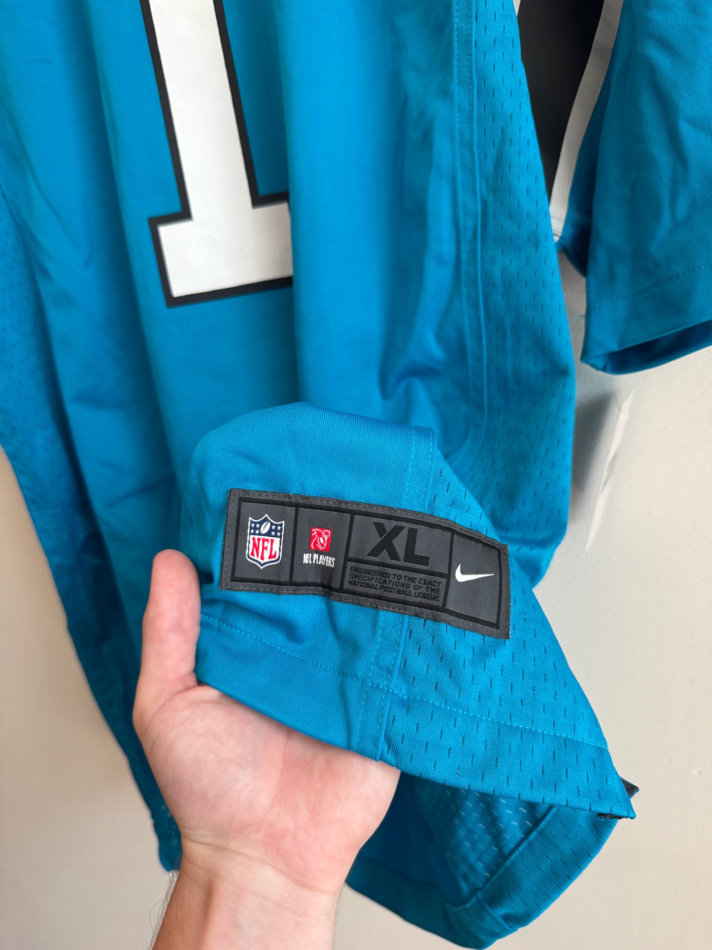 2010s Carolina Panthers Cam Newton Blue Nike Jersey (XL)