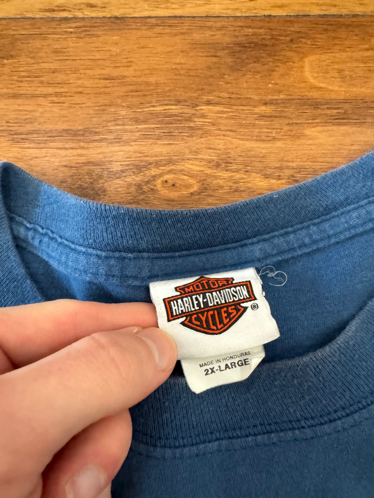 2014 Harley Davidson Southern Thunder Blue Tee (XXL)