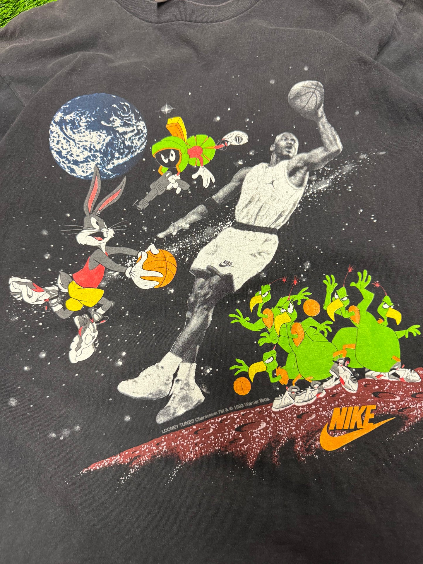 1993 Nike Michael Jordan Space Jam Looney Tunes Vintage Tee (XL)