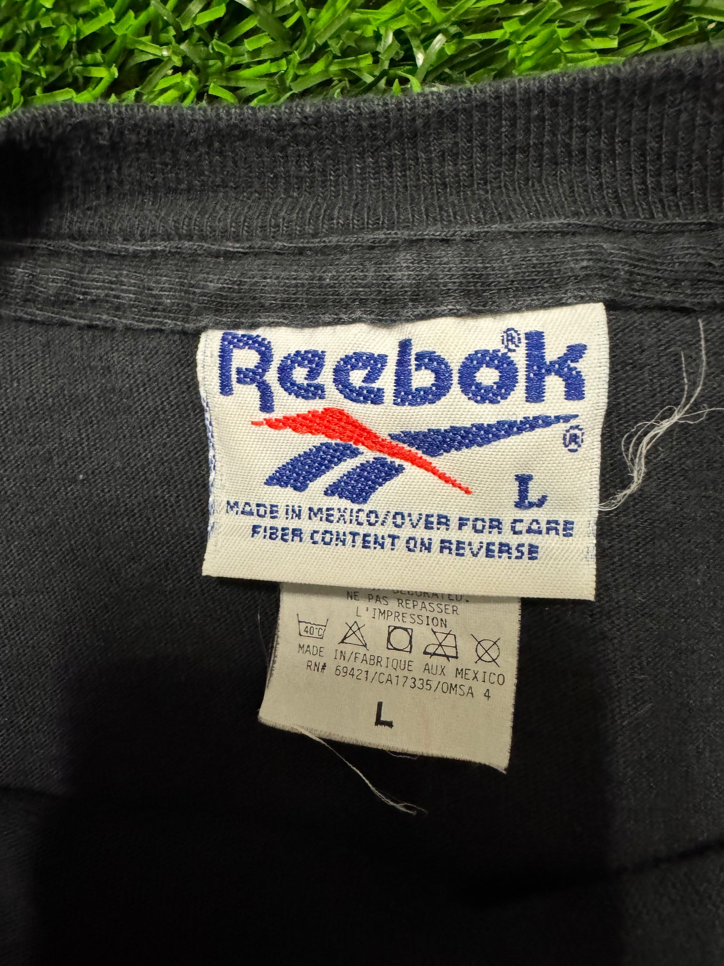 1996 Carolina Panthers Reebok Big Cat Graphic Rare Vintage Tee (L)