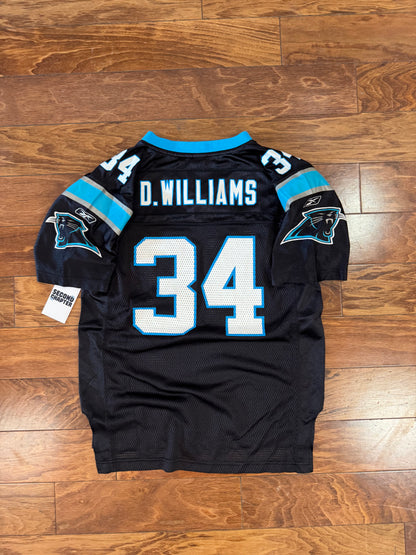 00s Carolina Panthers DeAngelo Williams Home Jersey (Youth L)