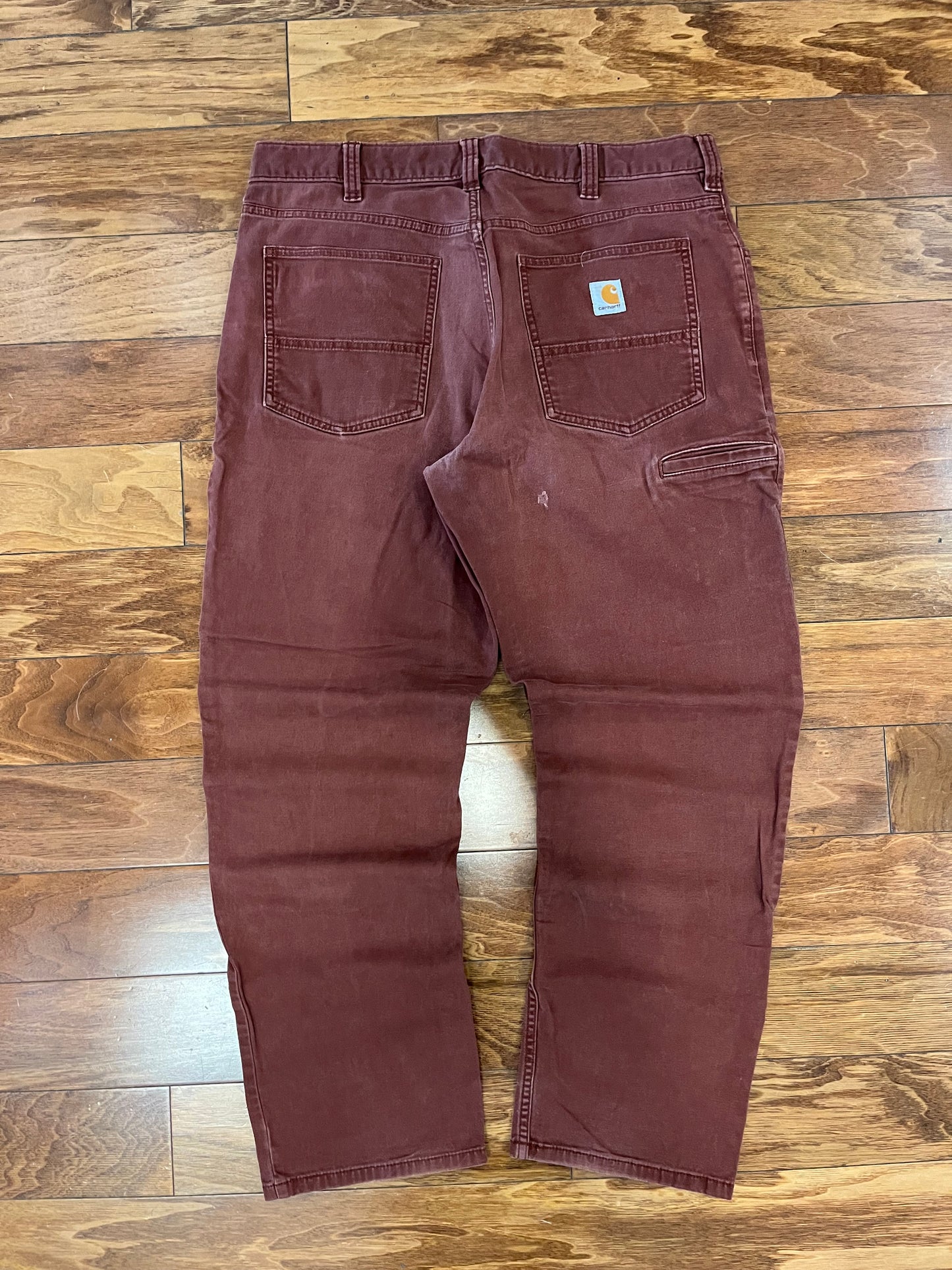 Carhartt Brick Distressed Workwear Pants (36 x 32)