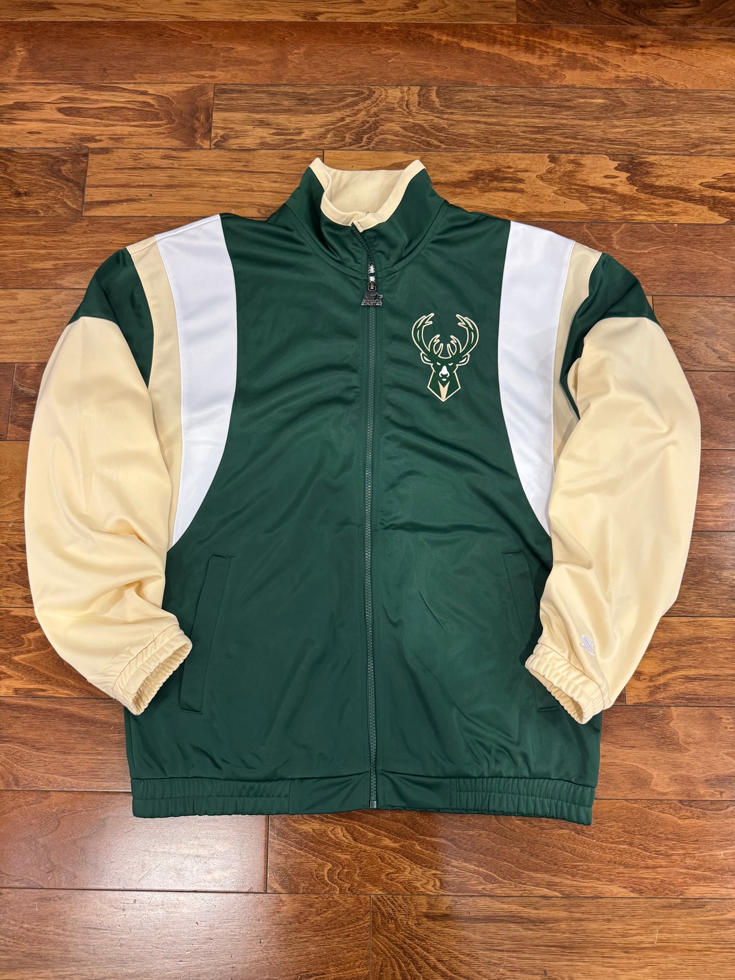 00s Milwaukee Bucks Starter Warm Up Jacket (L)