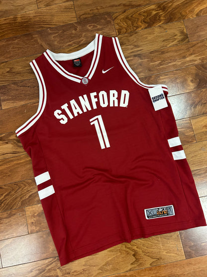 2002 Stanford Nike Elite College Basketball Jersey (XL)
