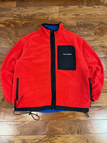 00s Polo Sport Reversible Fleece Jacket (L)