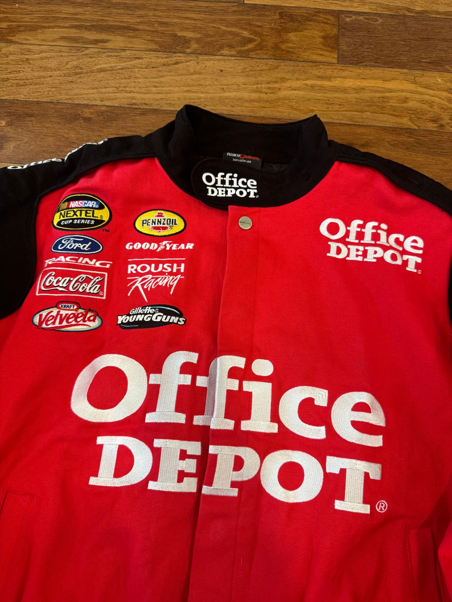 00s Office Depot Carl Edwards Nascar Racing Jacket (XXL)