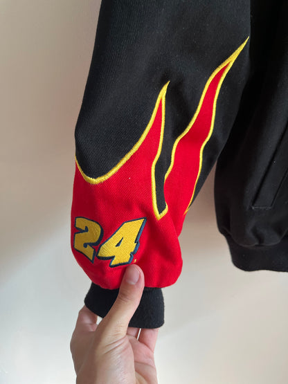 2004 Jeff Gordon Dupont Black Flames Nascar Racing Jacket (XL)