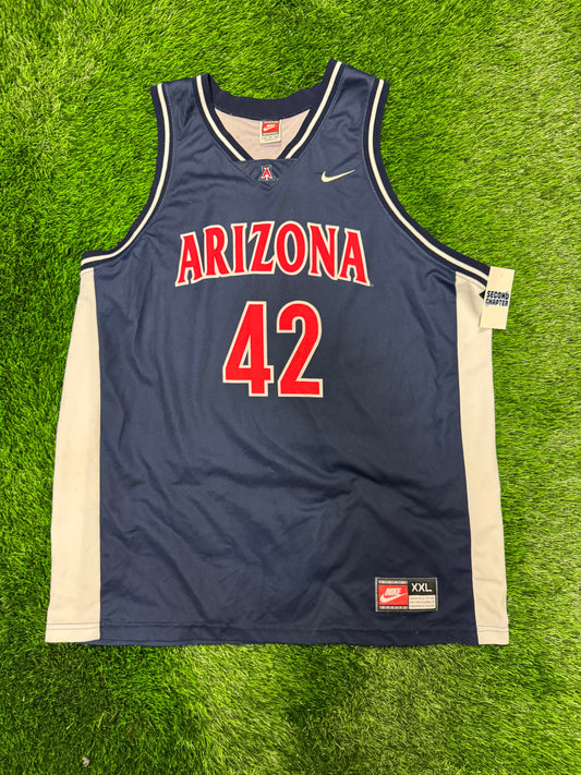 90s University of Arizona Wildcats #42 Vintage Nike Basketball Jersey (XXL)