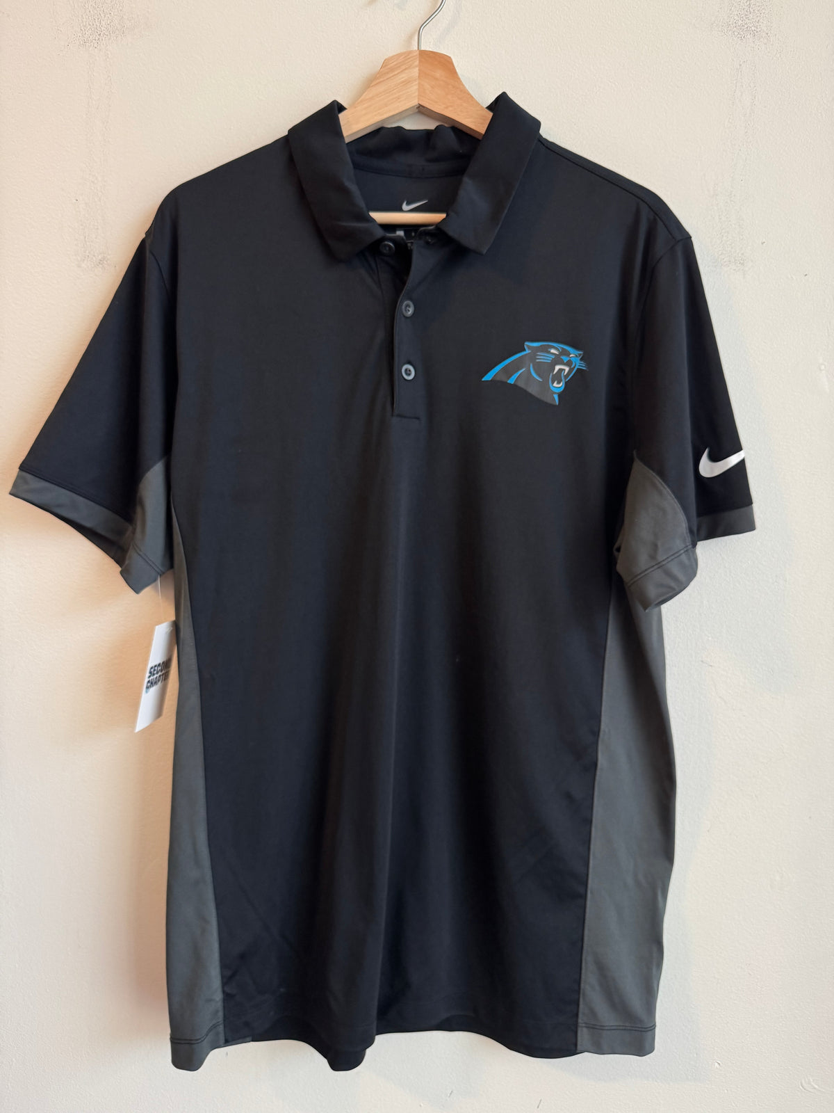 2010s Carolina Panthers Nike Dri- Fit Polo Shirt (L)