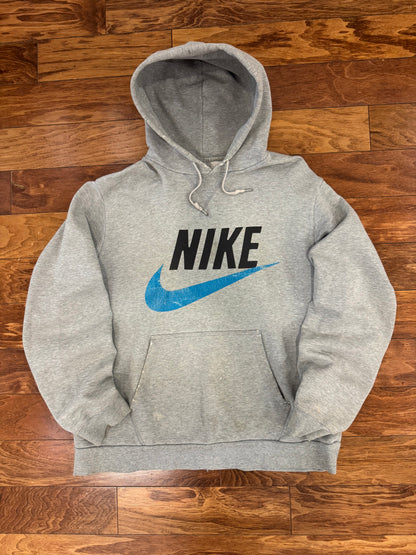 00s Nike Distressed Rare Spell Out Hoodie (XL)