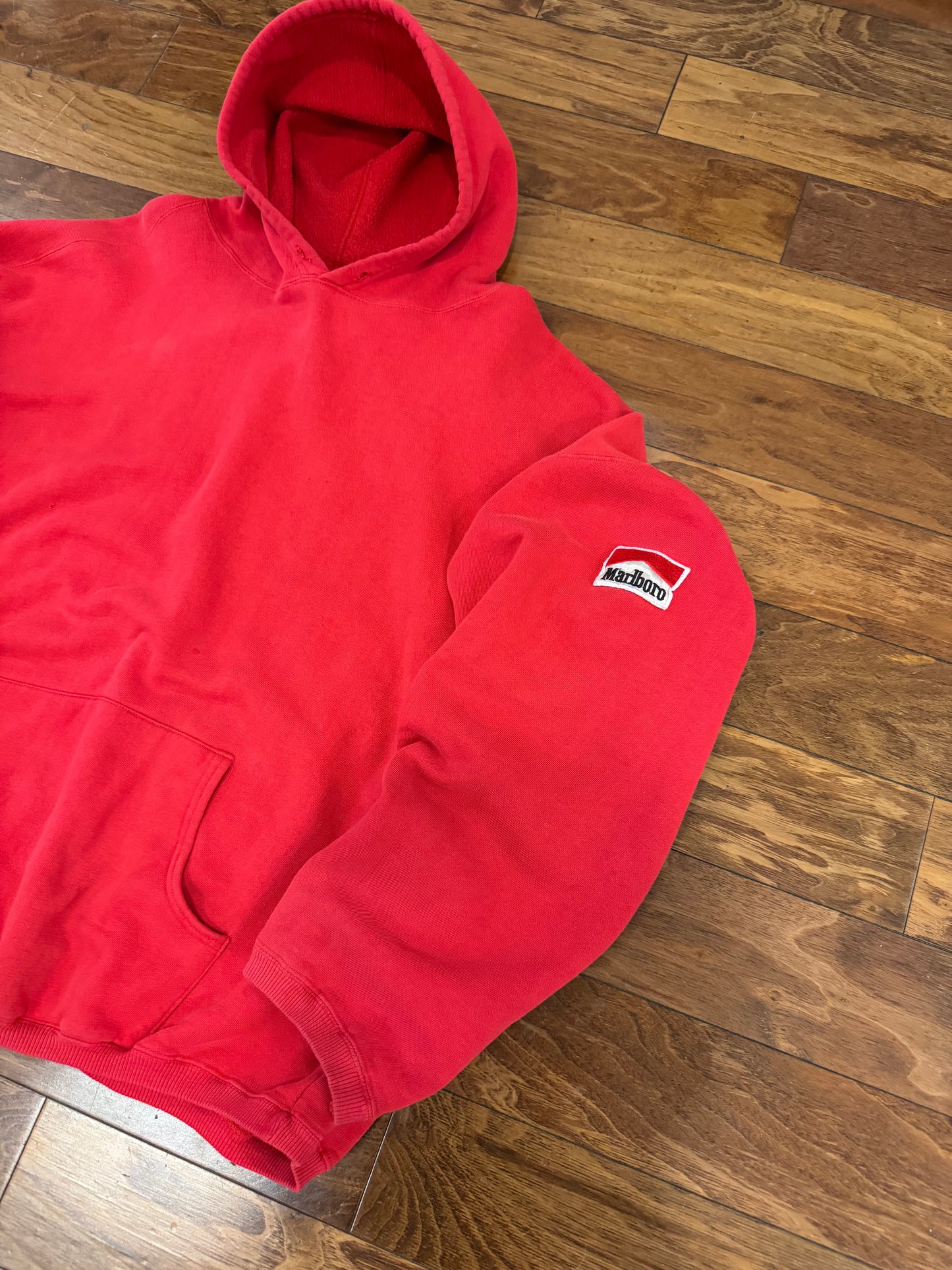 00s Marlboro Essential Red Hoodie (XL)