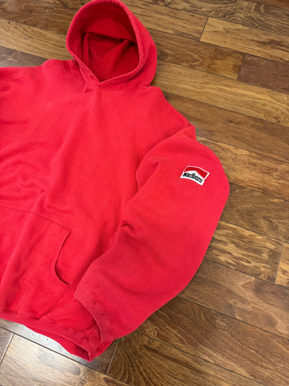 00s Marlboro Essential Red Hoodie (XL)