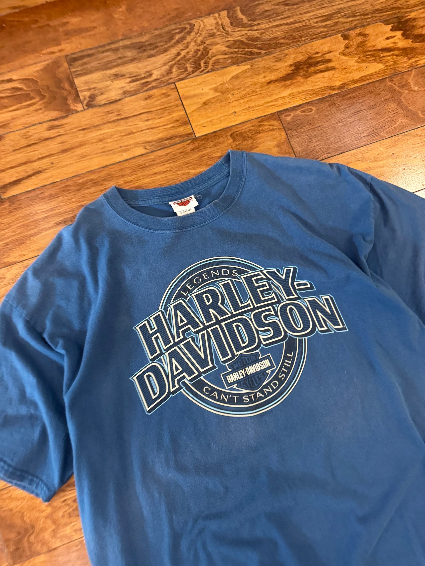 2014 Harley Davidson Southern Thunder Blue Tee (XXL)
