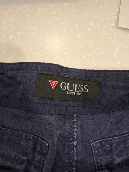 00s Guess Faded Utility Navy Shorts (34)