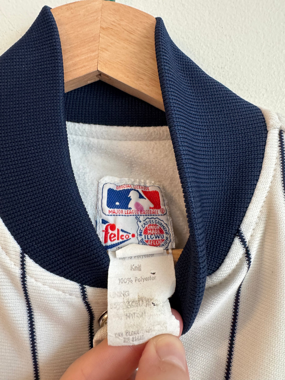 80s Chicago White Sox Vintage Pinstripe Coach Jacket (M)