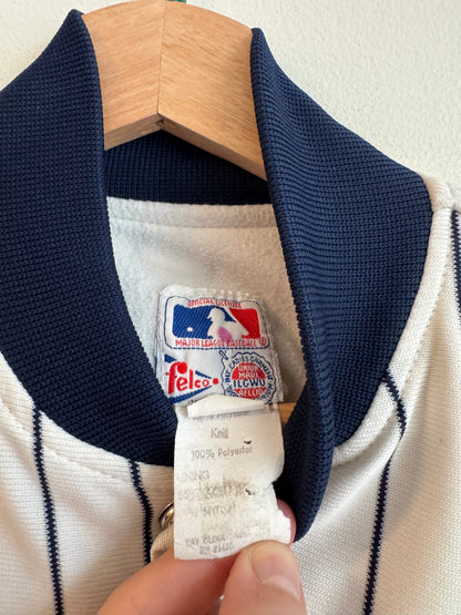 80s Chicago White Sox Vintage Pinstripe Coach Jacket (M)