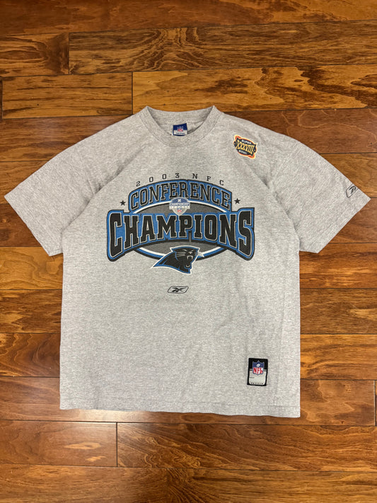 2003 Carolina Panthers NFC Champs Tee (M)