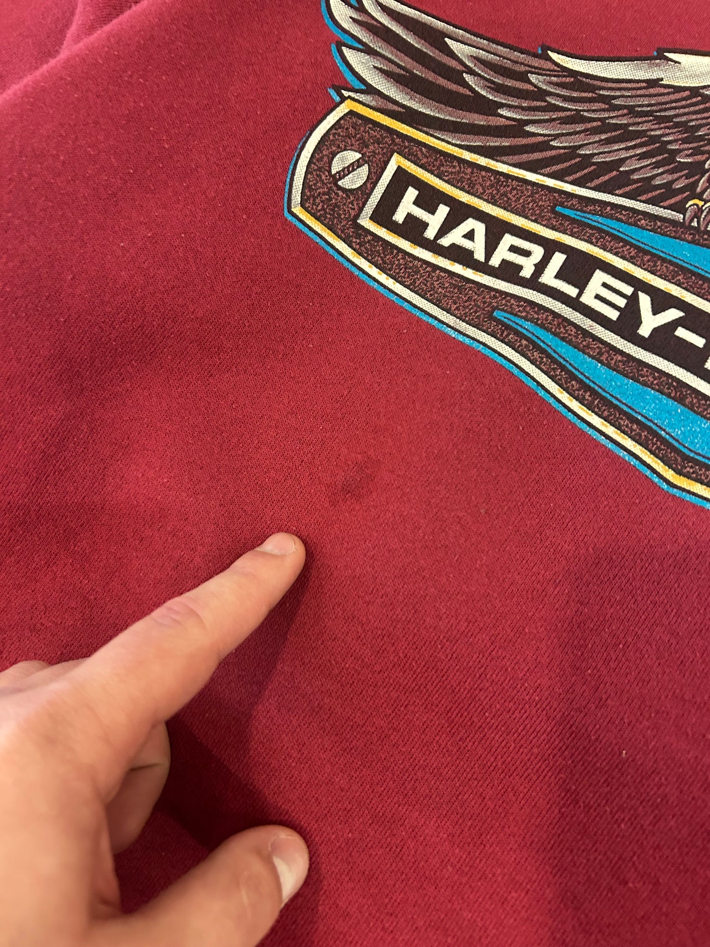 1994 Harley Davidson Denver Colorado Distressed Crewneck (XL)