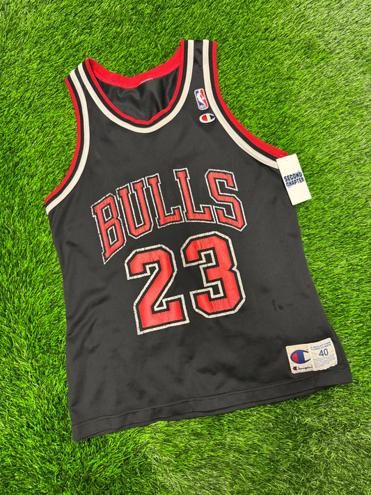 90s Chicago Bulls Michael Jordan Champion NBA Jersey (S)