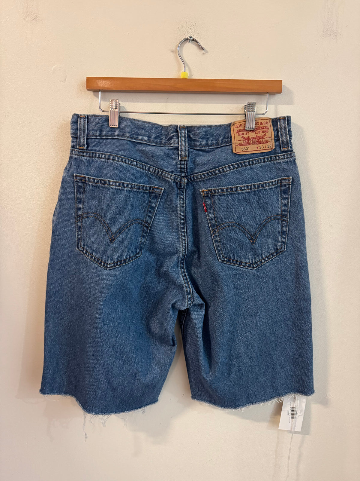 2010s Levi 560 Blue Shorts (33)