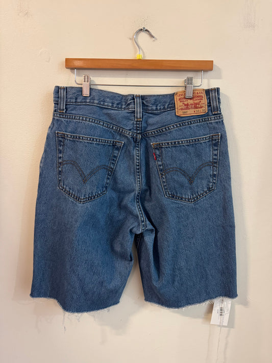 2010s Levi 560 Blue Shorts (33)