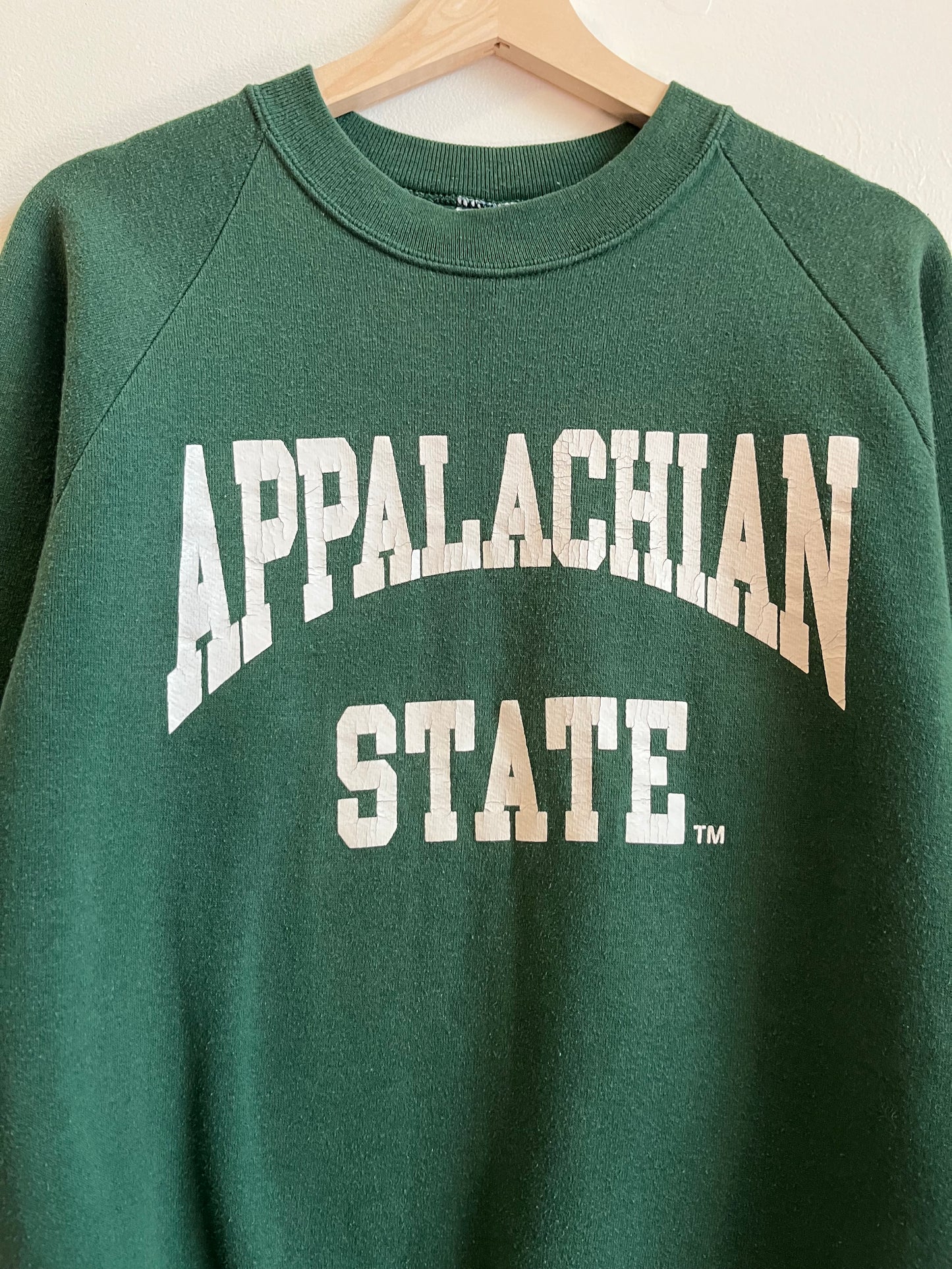 90s Appalachian State Green Crewneck (M)