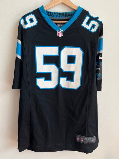 2012 Carolina Panthers Luke Kuechly Nike Home Jersey (L)