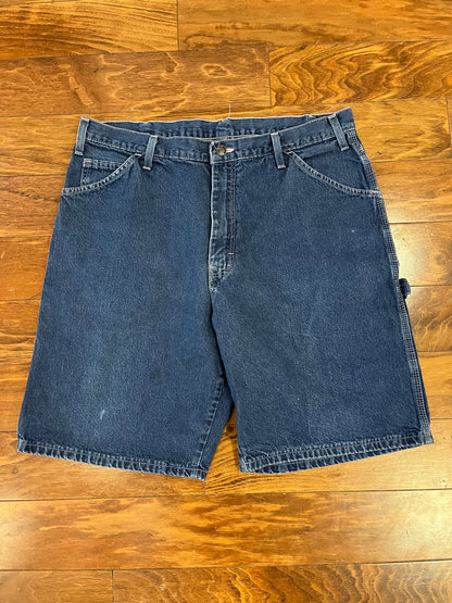 00s Dickies Dark Wash Carpenter Shorts (36)