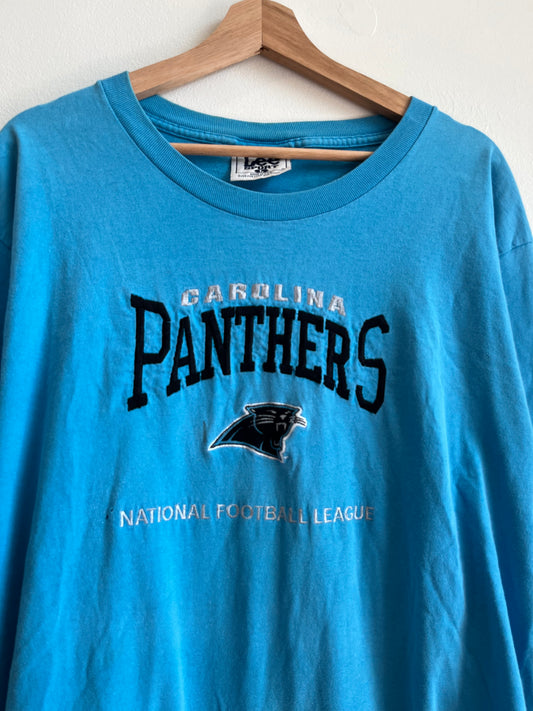 90s Carolina Panthers Embroidered Faded Tee (L)
