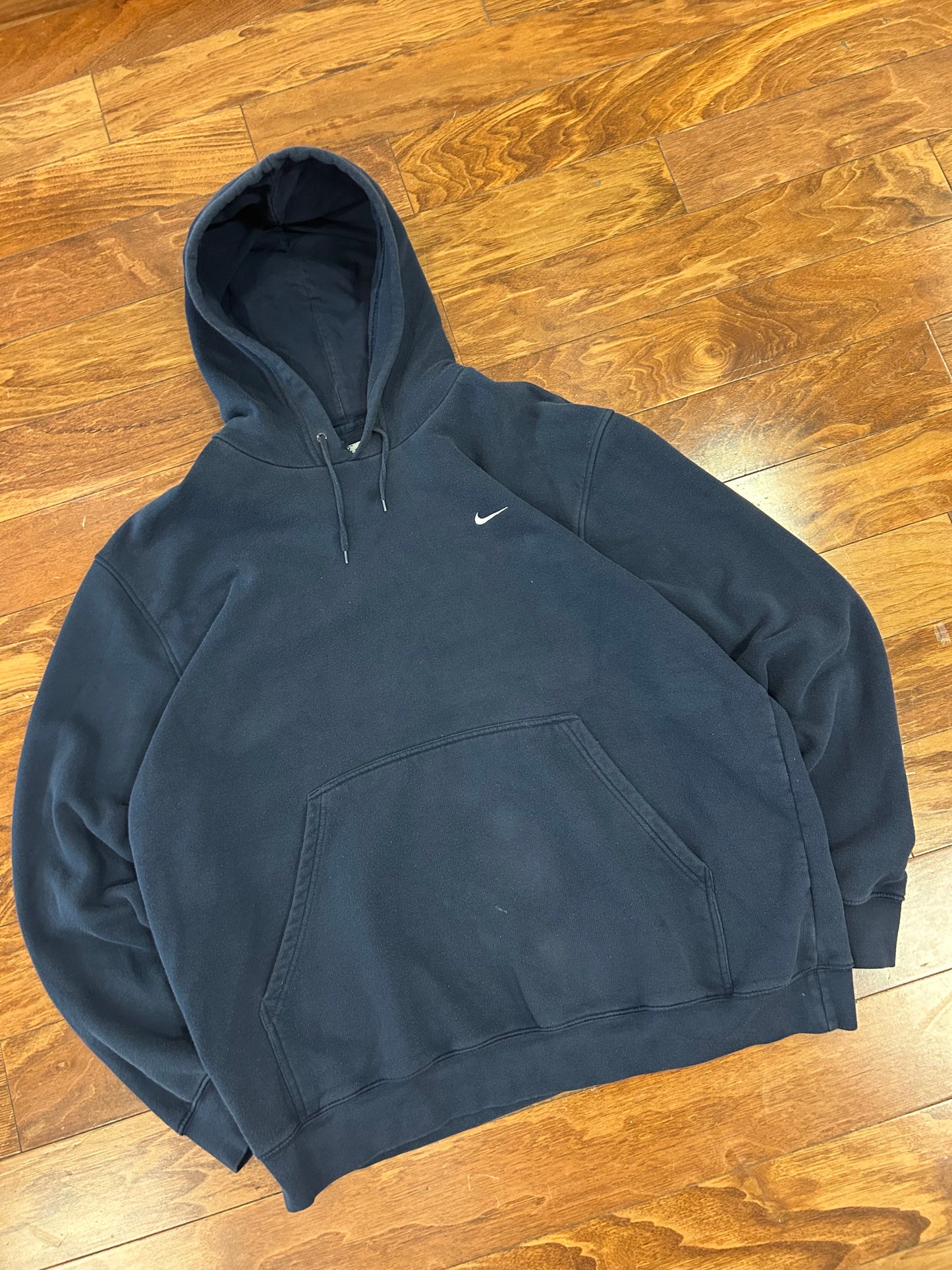 00s Nike Navy Essential Hoodie (XL)