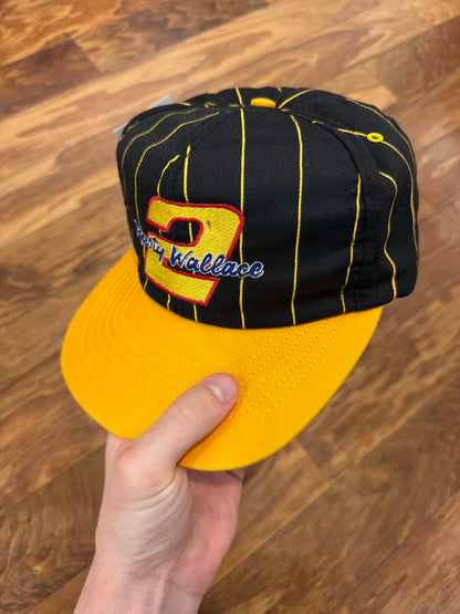90s Rusty Wallace Pin Strip Nascar Hat (OS)