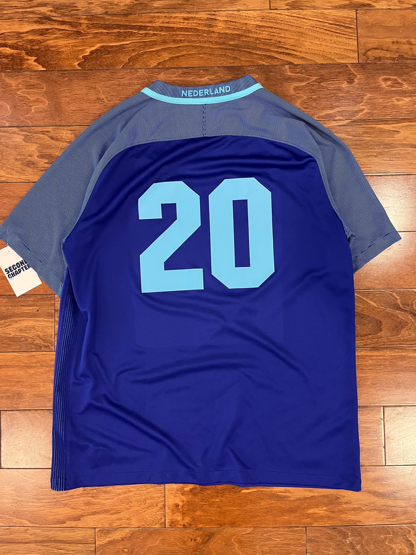 Netherlands KNVB National Team Nike Away Soccer Jersey 2016 Kit (L)