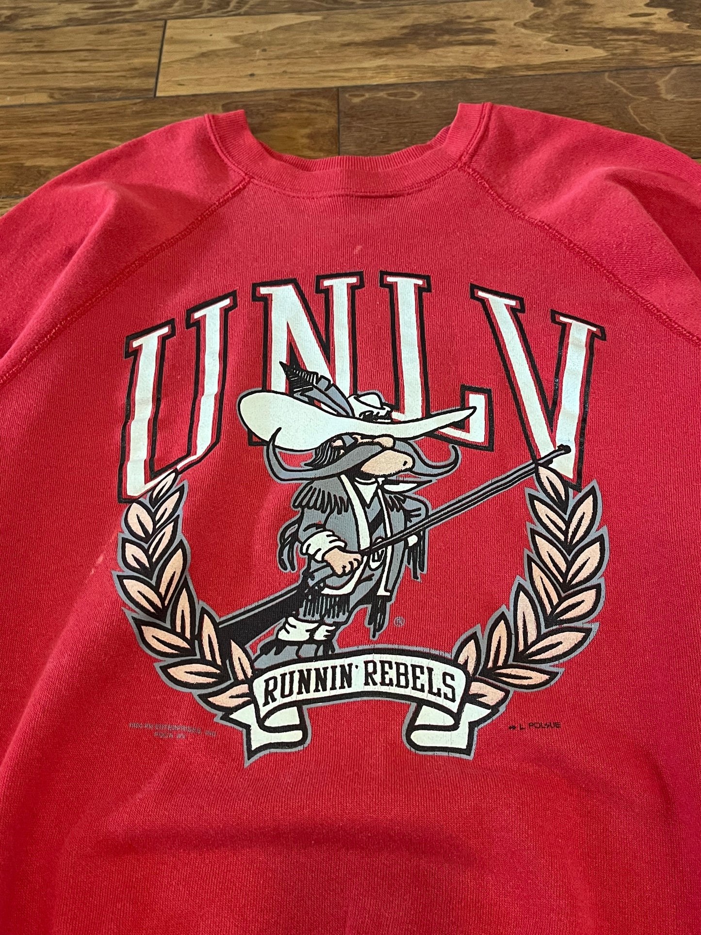1990 Las Vegas (UNLV) Mascot Vintage Crewneck (XL)