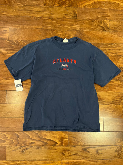 90s Atlanta Braves Embroidered Tee (XL)