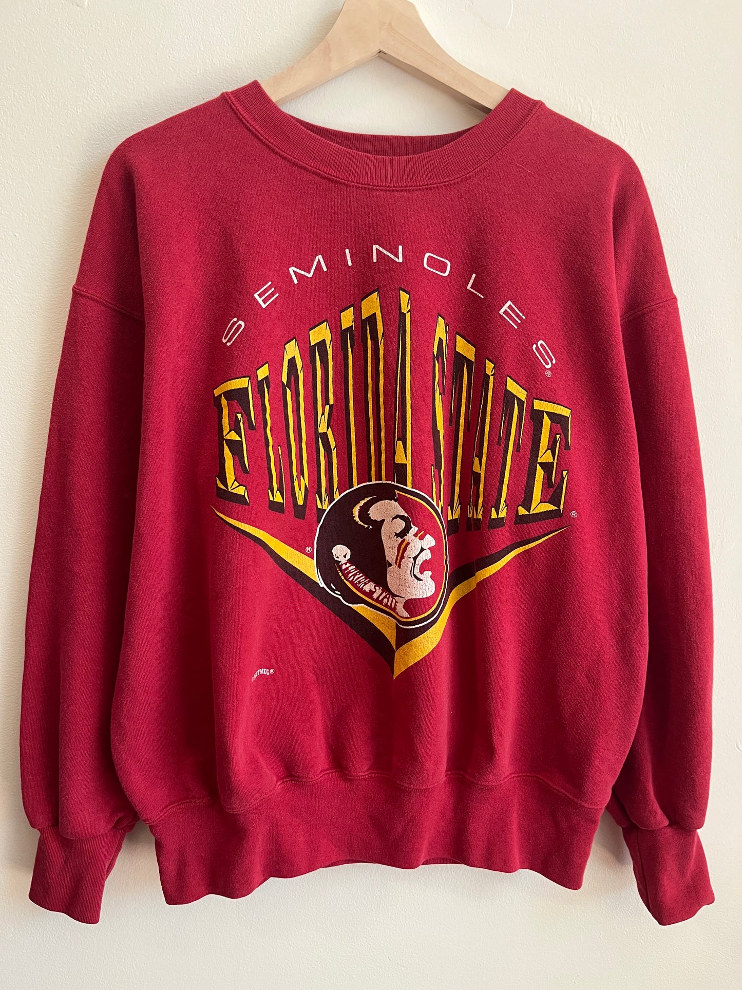 90s Florida State Seminoles Nutmeg Crewneck (L)